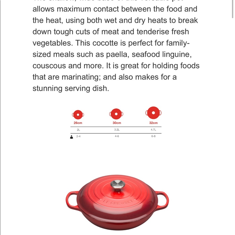 Le Creuset new #32 5qt volcanic - Picture 9 of 12
